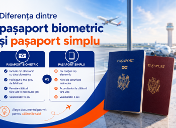 Pasaport biometric vs simplu